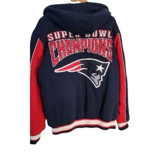 NFL 5X Super Bowl Champions Jacket - NFL New England Patriots Size Large L